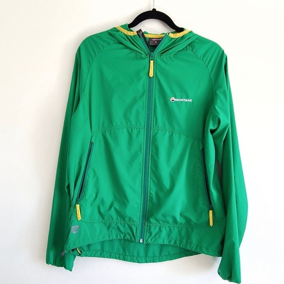 Montane Minimus Stretch Light Speed Green Weatherproof Jacket - Picture 1 of 12
